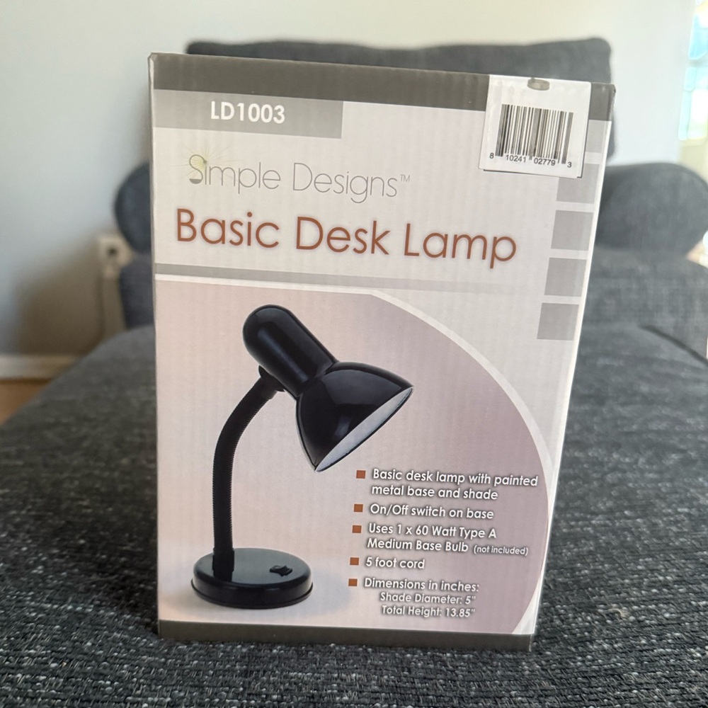 GRAY Basic Desk Lamp